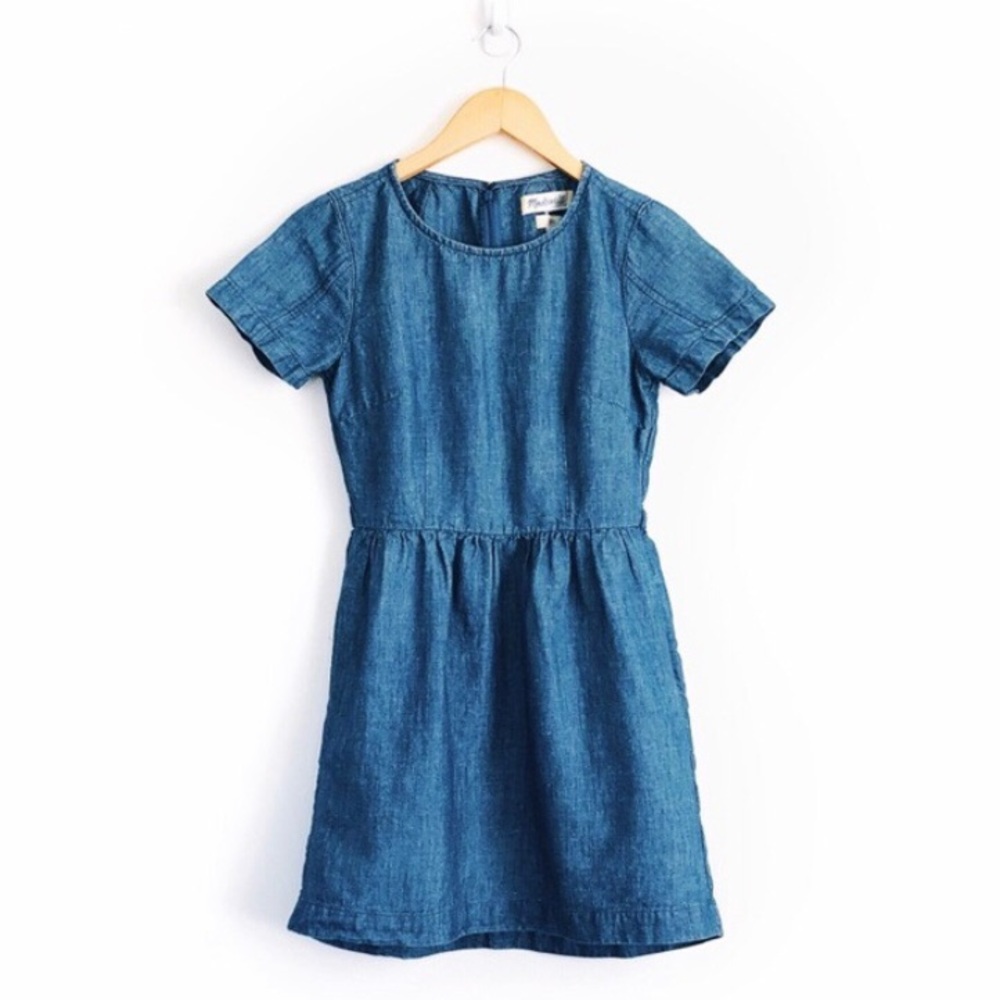 Madewell Chambray Songbird Dress - Picture 4 of 10
